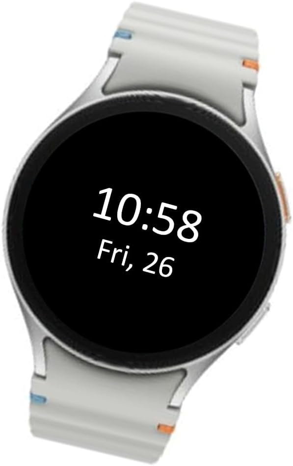 Samsung Galaxy Watch 7 (44mm) AI Smartwatch w/ 1.5″ AMOLED, Wear OS 5, Wi-Fi, Bluetooth, Heart Rate, Sleep Apnea & GPS Fitness Tracker, International Model L310 (w/Fast Charger, Silver)