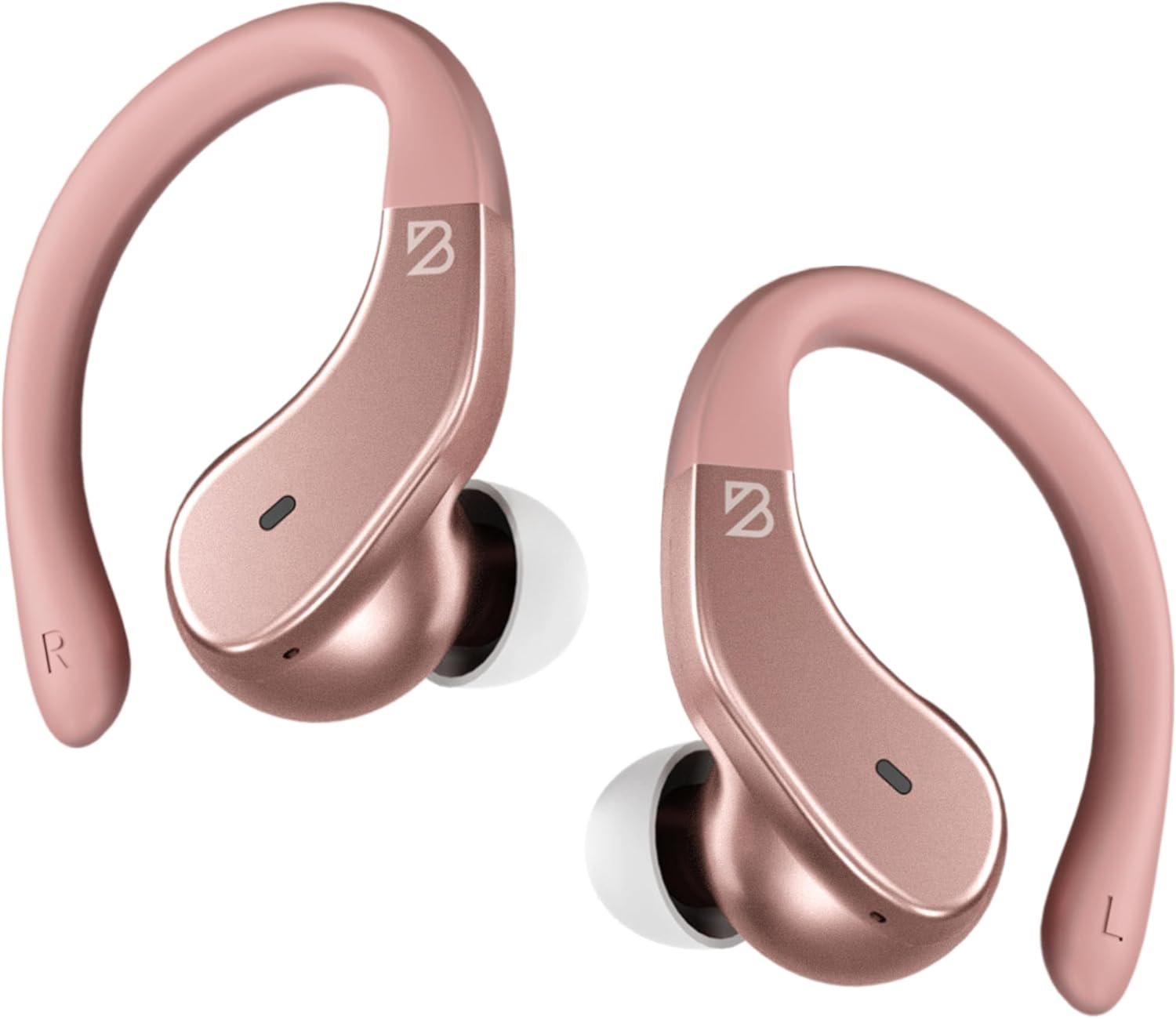 Back Bay Audio – Runner’s Wireless Earbuds Bluetooth Headphones for Sports, Hook Over The Ear Buds, Deep Bass, Wrap Around Earphones with Earhooks for Running, Workout Wireless Headphones for The Gym