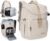 BAGSMART Camera Backpack, DSLR Camera Bag Backpacks for Photographers, Waterproof Anti-Theft Photography Backpack with 15 Inch Laptop Compartment & Tripod Holder, Ivory White